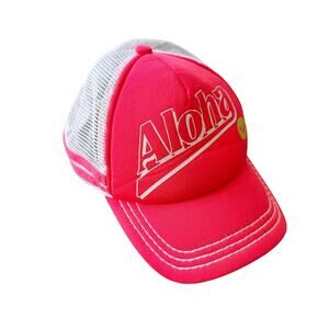 Roxy Aloha Bright Pink Tucker Hat